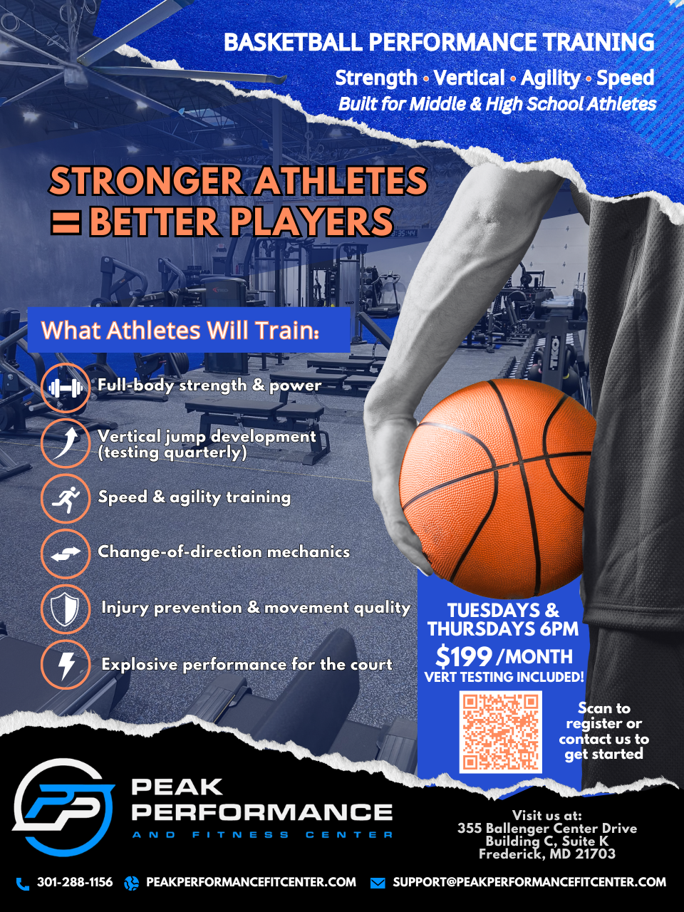 Basketball Performance Training for Athletes Class