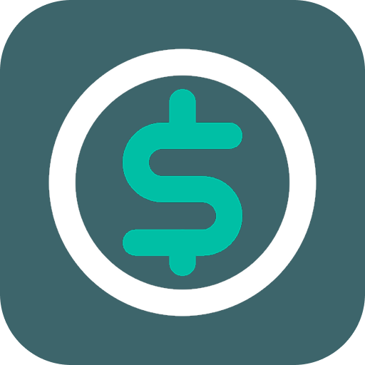 Icon of a dollar sign inside a circle with a teal background.