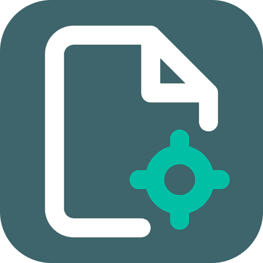 Icon of a document with a gear, representing settings or configuration.