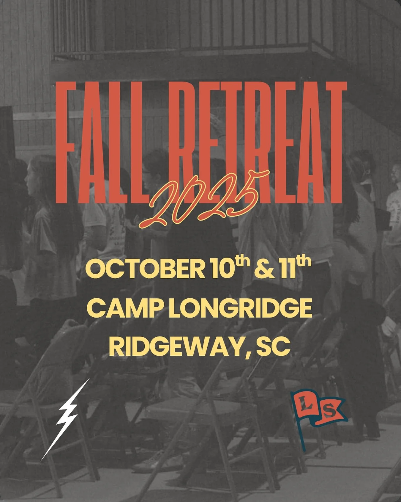 FALL RETREAT 2025 🏕️🍁 
@lexstudents , the weekend you&rsquo;ve been waiting for is almost here! Get ready for epic energy, crazy fun, &amp; God moving in BIG ways! We can&rsquo;t wait to see you there! 🤪
