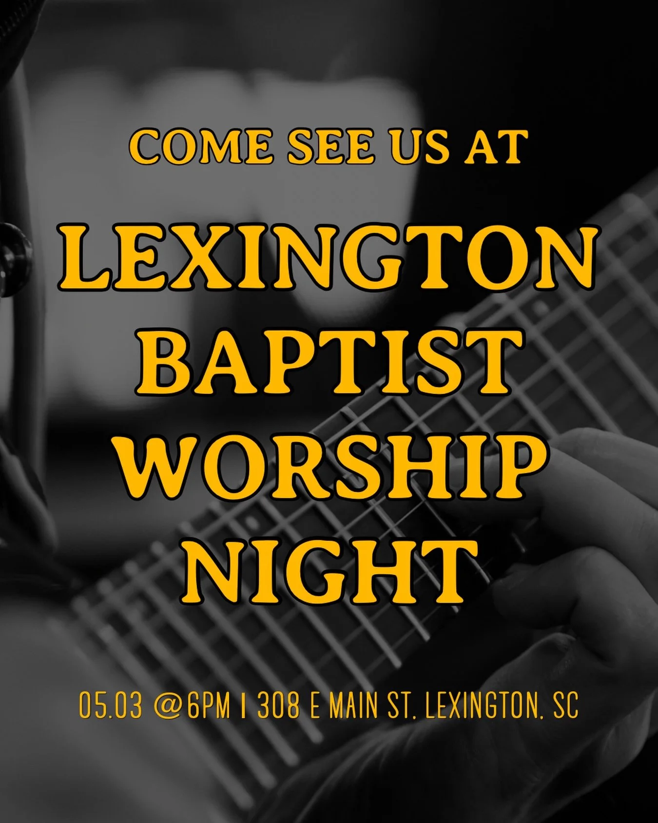 Come see us @lexstudents Worship Night on May 3rd at 6pm! So excited for a night of praising the Lord with you all! ⚡️⚡️