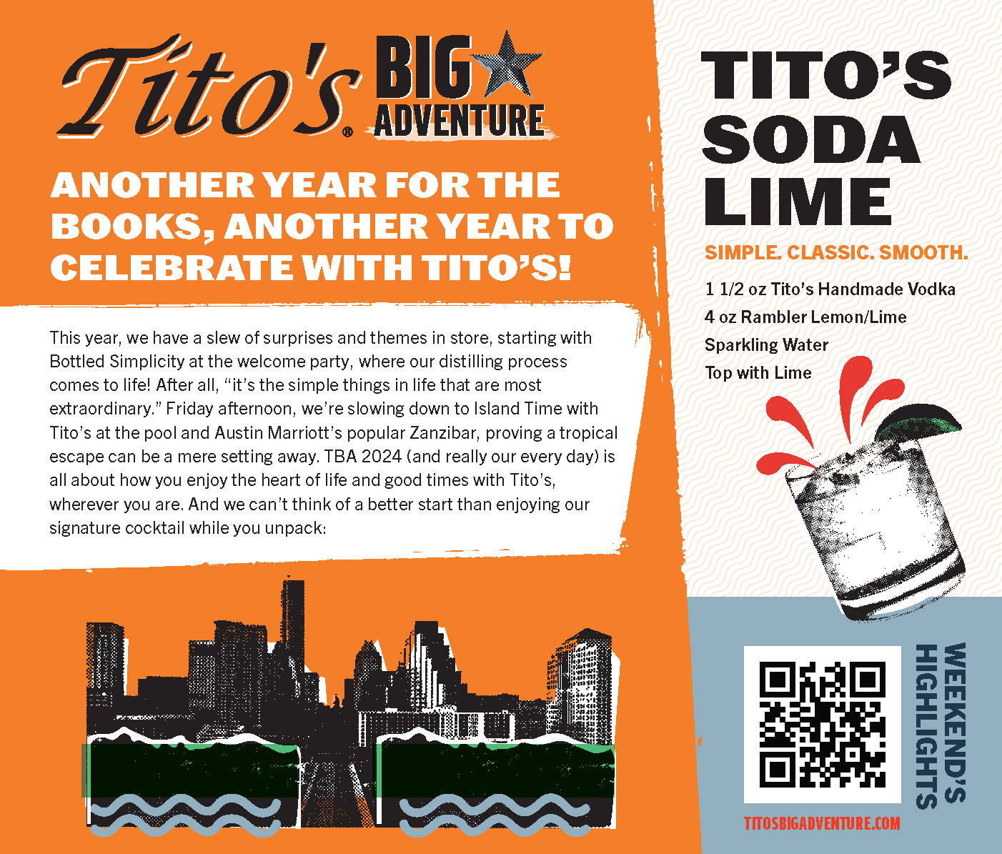 Tito's Big Adventure Welcome Card
