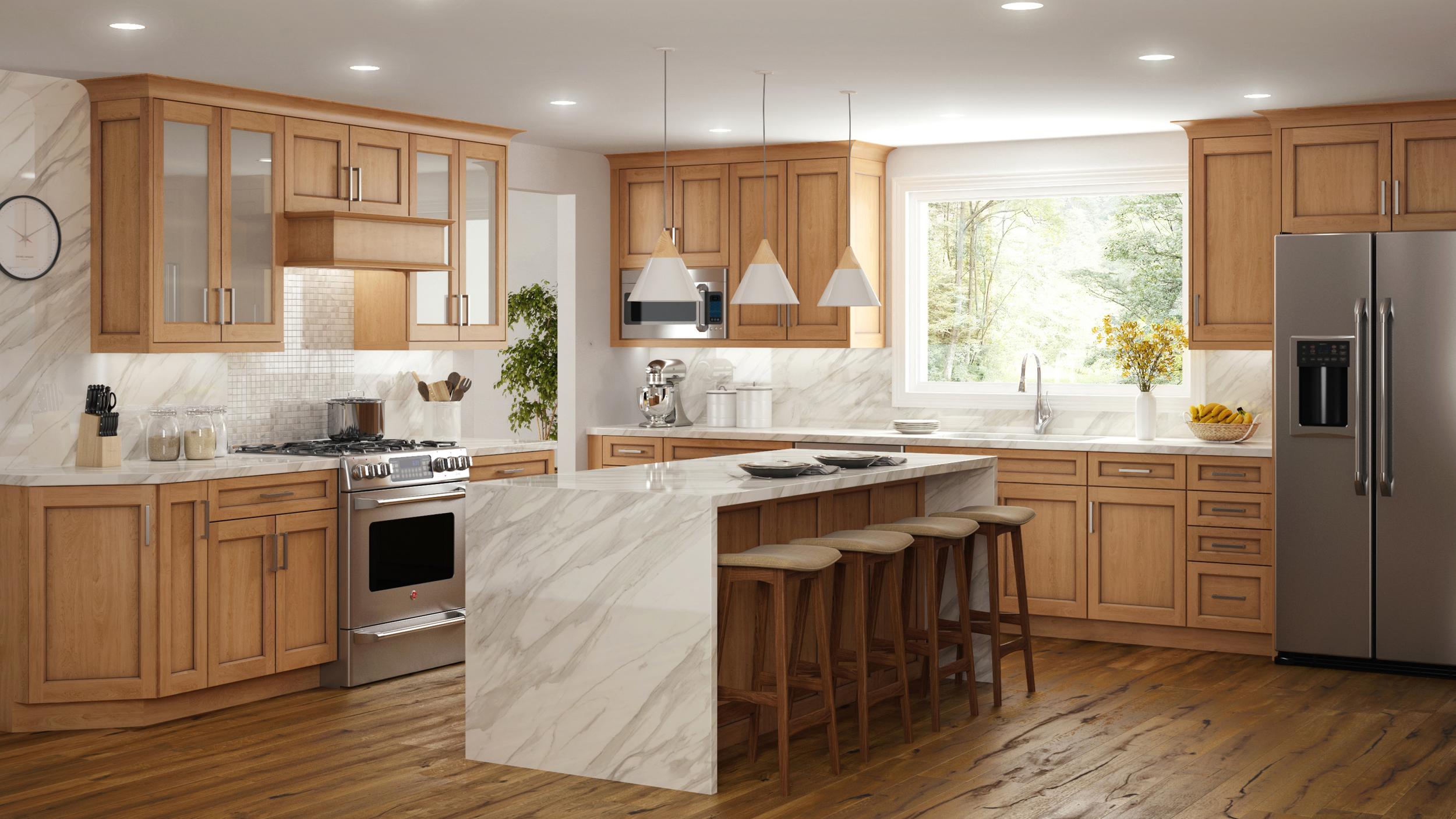 1600 Studio, Maple, Praline,