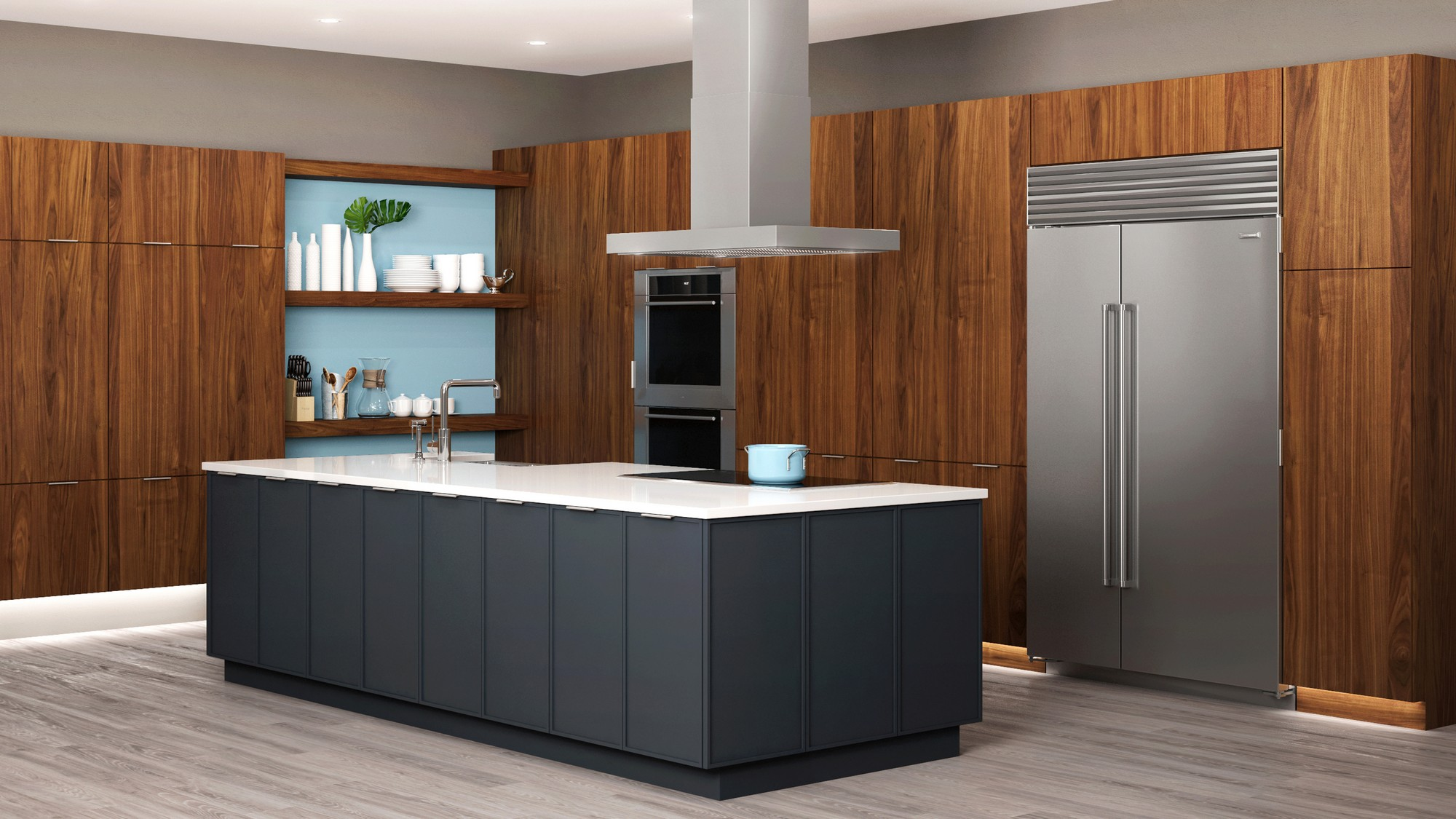 1900 Stockholm, Walnut, Sienna + Matisse, Paint Pepper