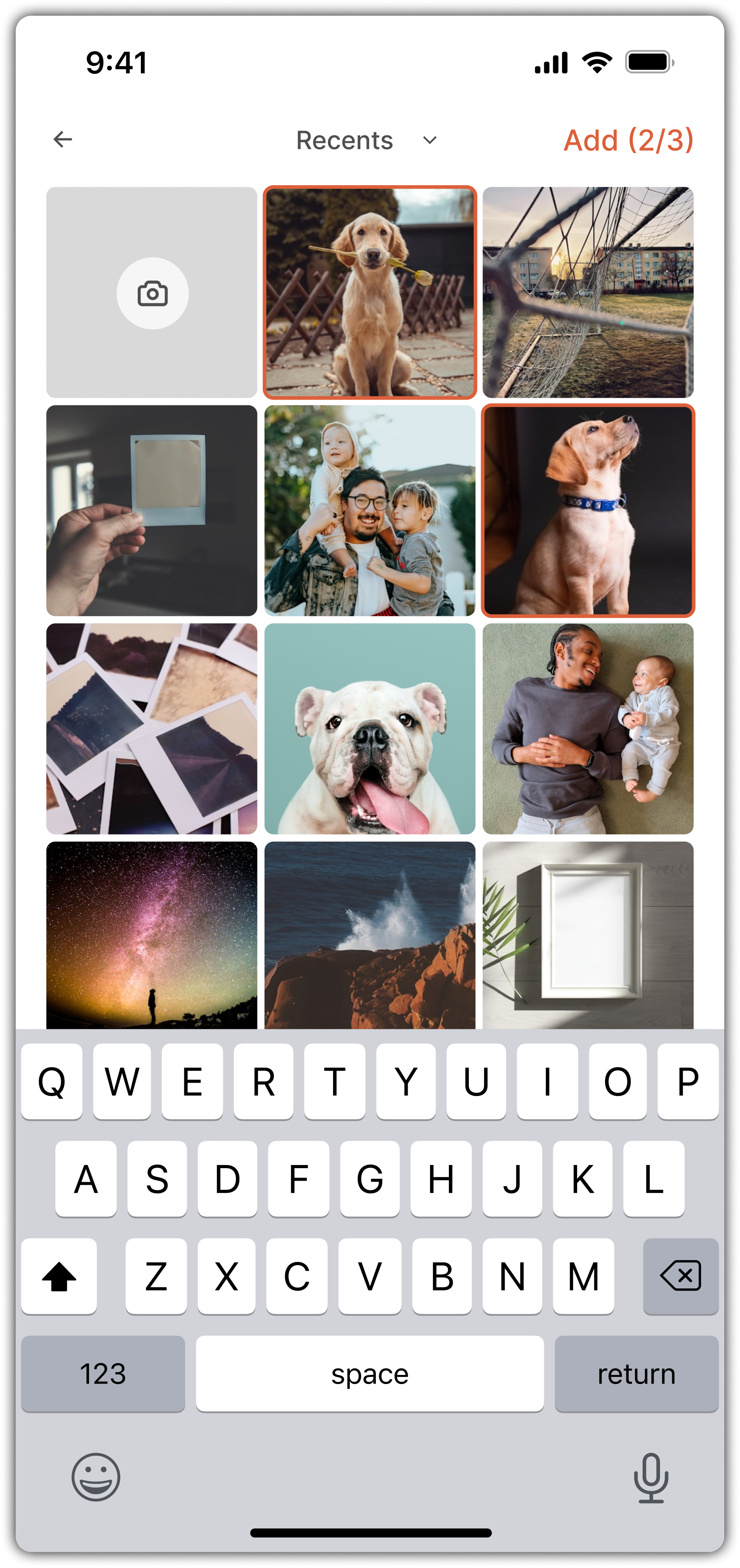 Posting - Photo Selection
