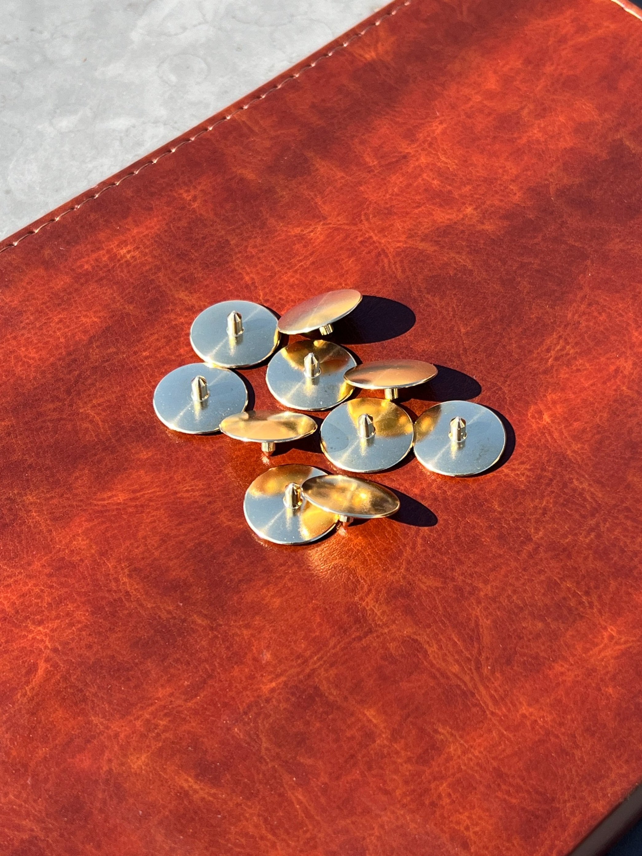 Machined Brass Ball Marks
