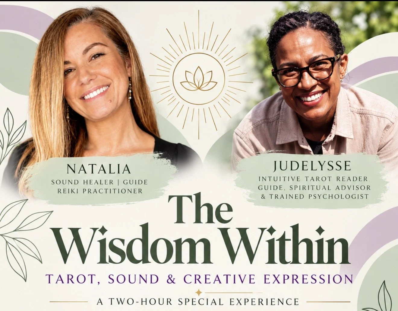 Two Hour Experience: The Wisdom Within: Tarot, Sound + Creative Expression