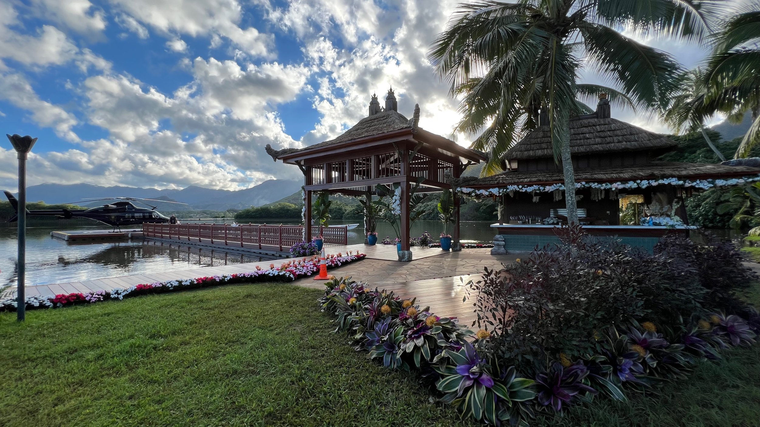 Arrival Dock and Pergola