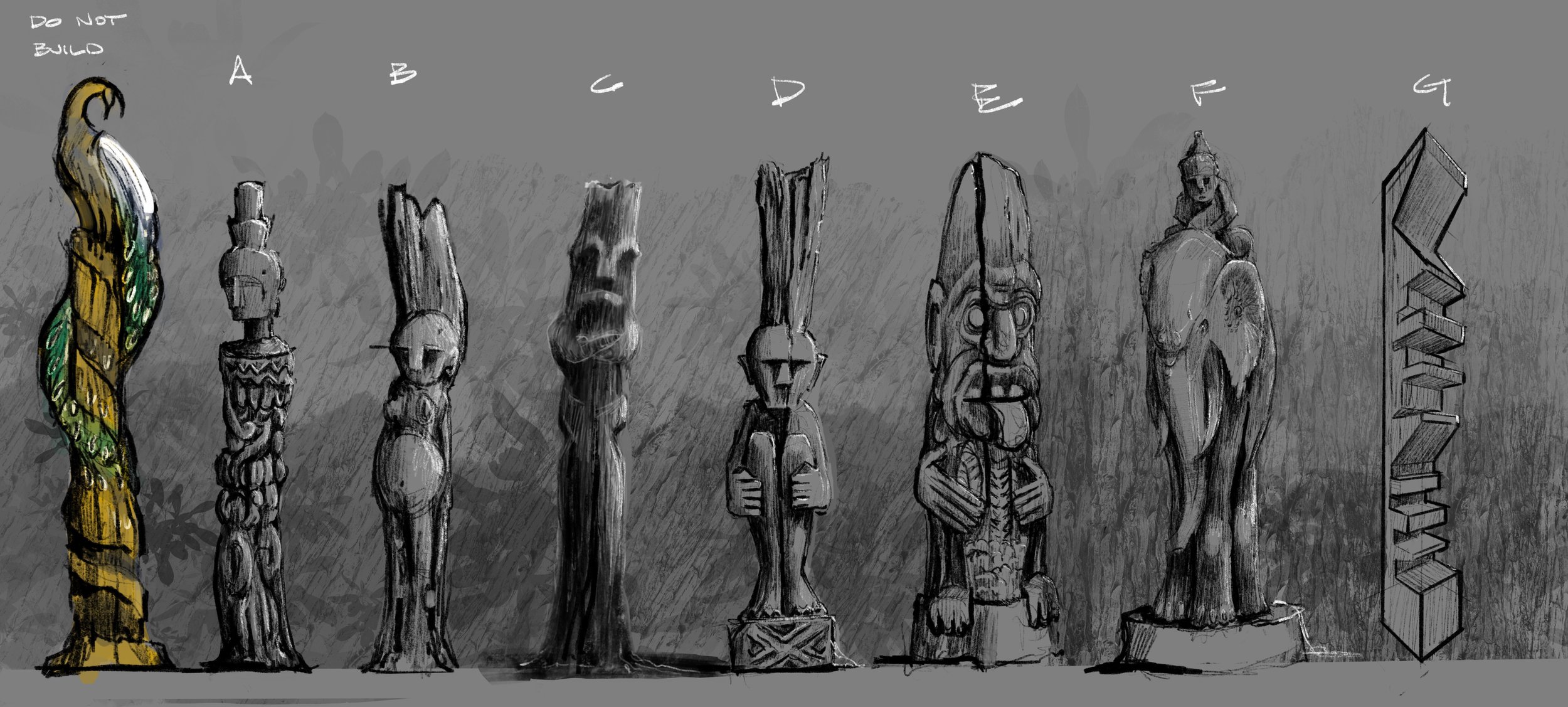 Sketch Study Totems