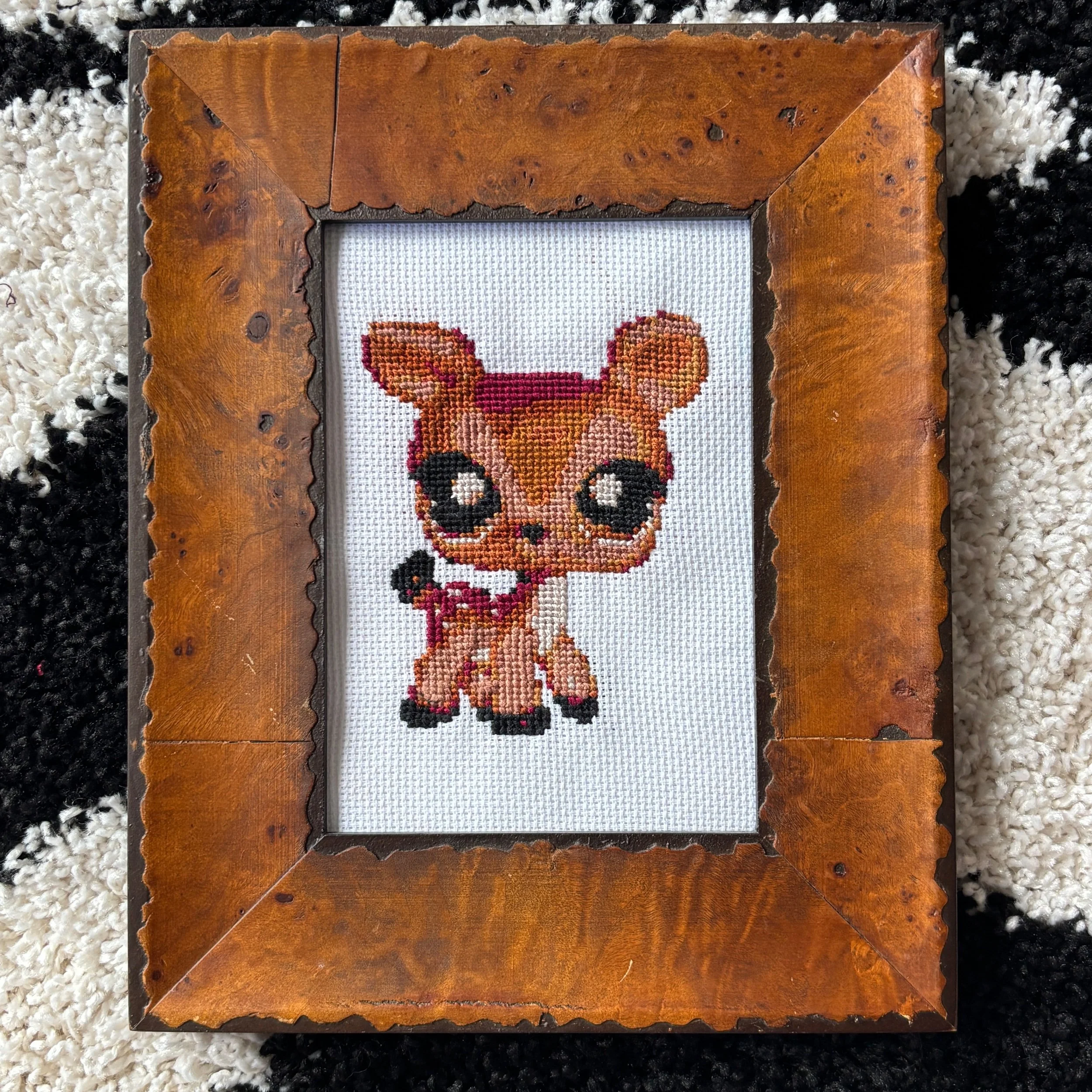 LPS deer cross stitch pattern