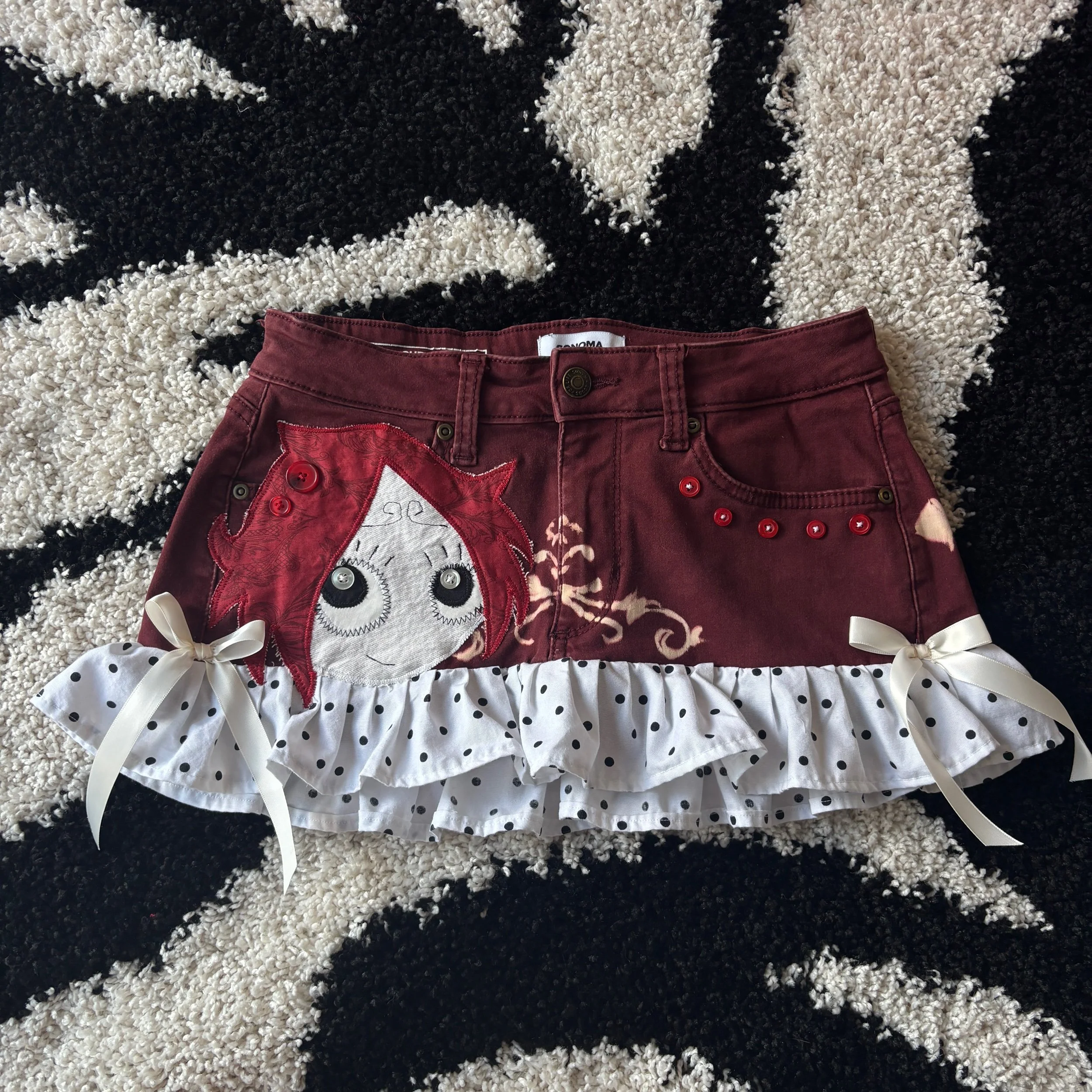 Ruby Gloom Miniskirt 28”