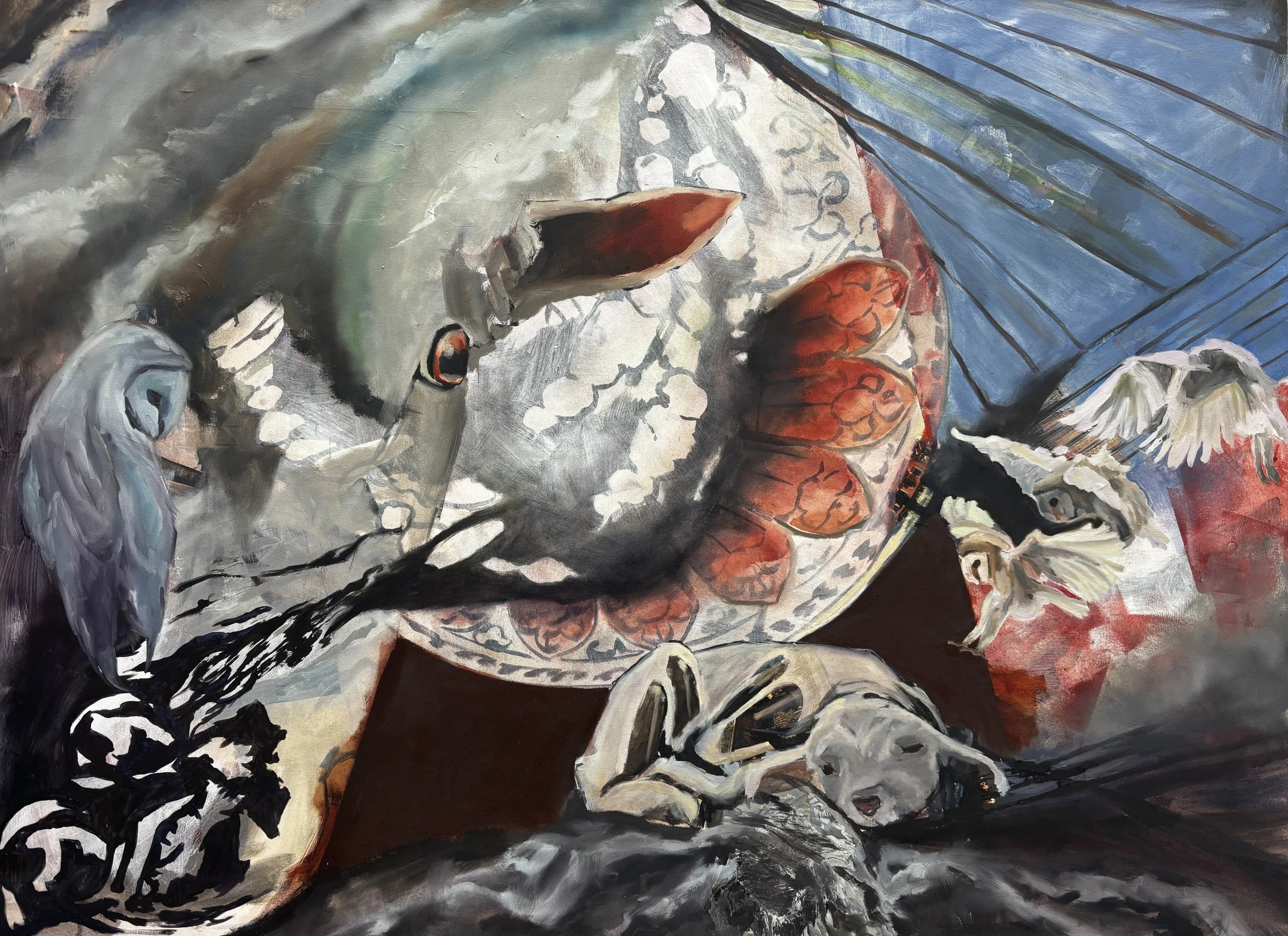 Just you and the Stained Glass Saints