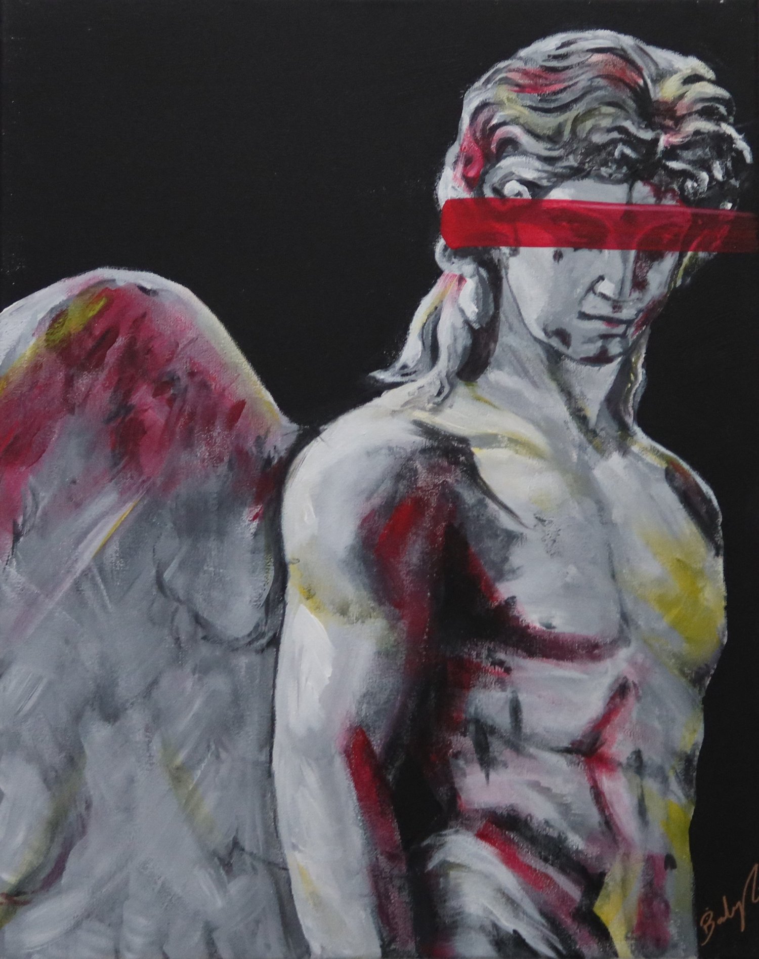 Fallen Angel Original — Basil Art