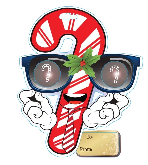 AMERICAN PAPER OPTICS ~ CANDY CANE EYE POP 3D GLASSES
