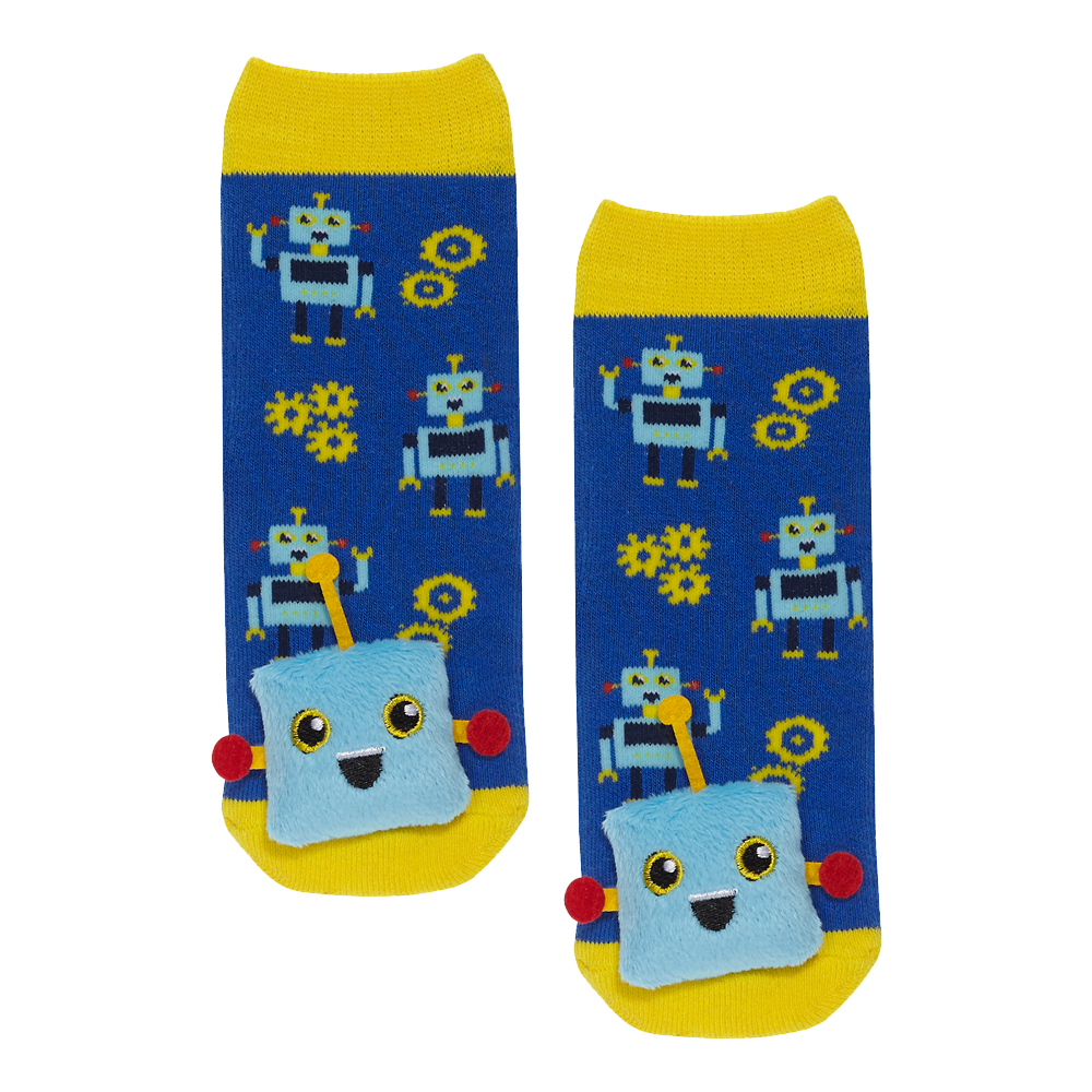 MESSY MOOSE SOCKS ~ ROBOT TODDLER