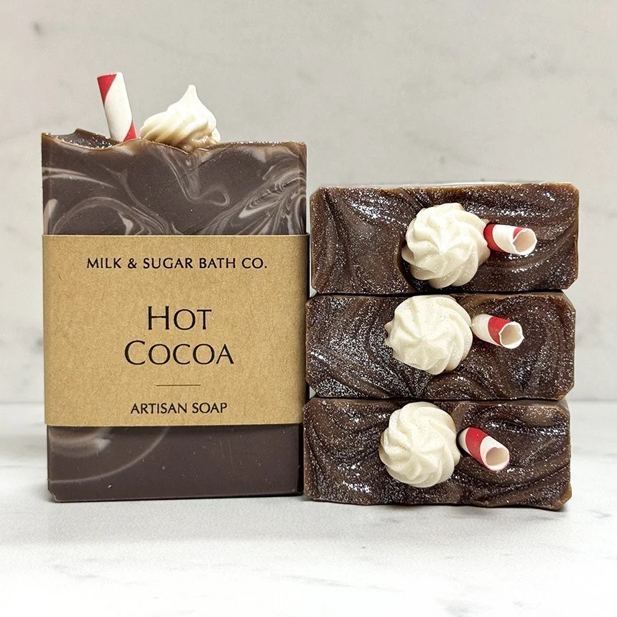 MILK & SUGAR BATH CO ~ HOT COCOA ARTISAN SOAP