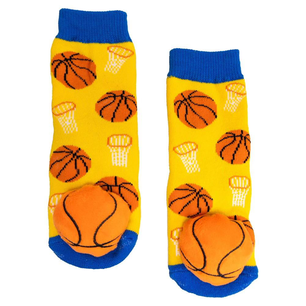 MESSY MOOSE SOCKS ~ BASKETBALL TODDLER