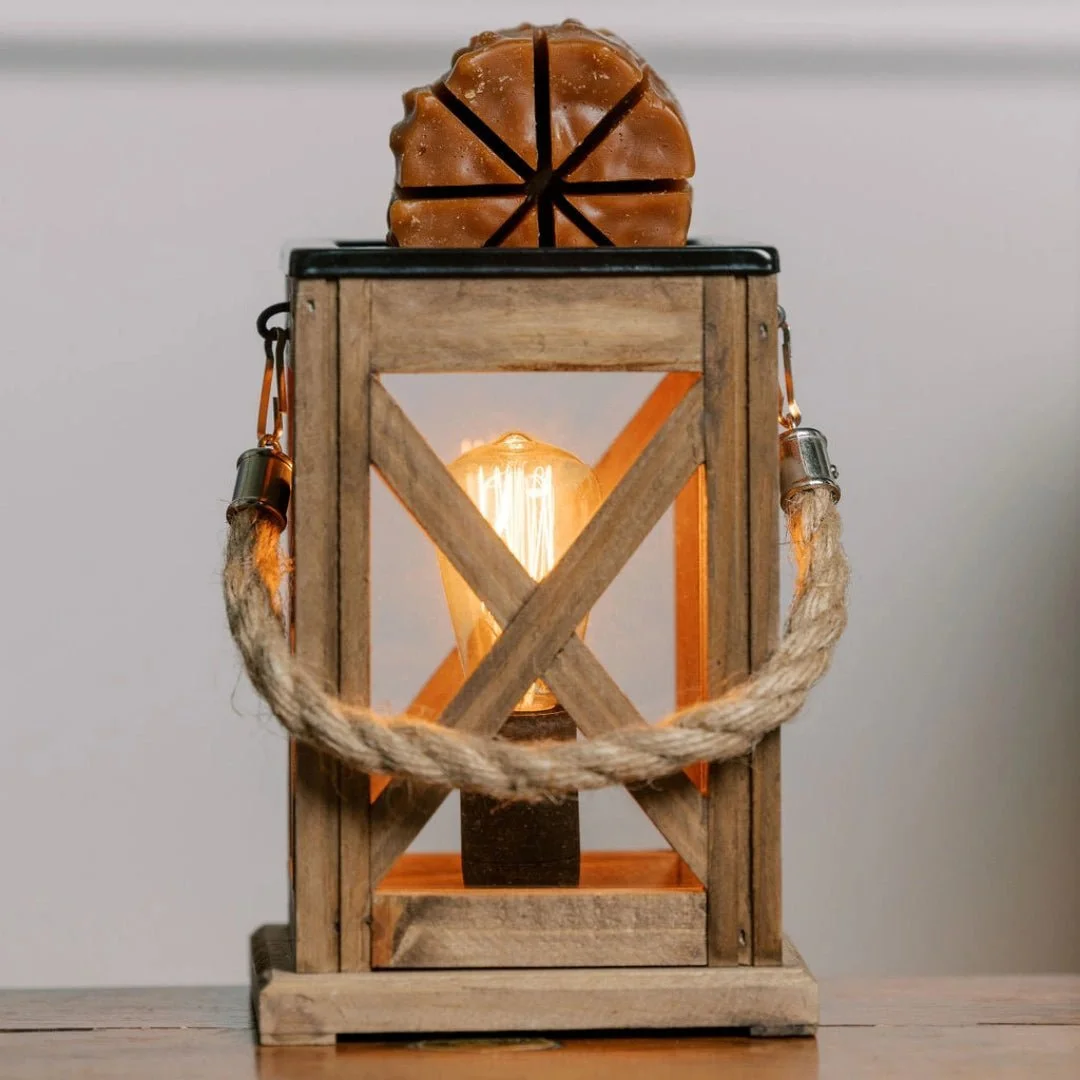 CANDLEBERRY- WALNUT & ROPE TART WARMER