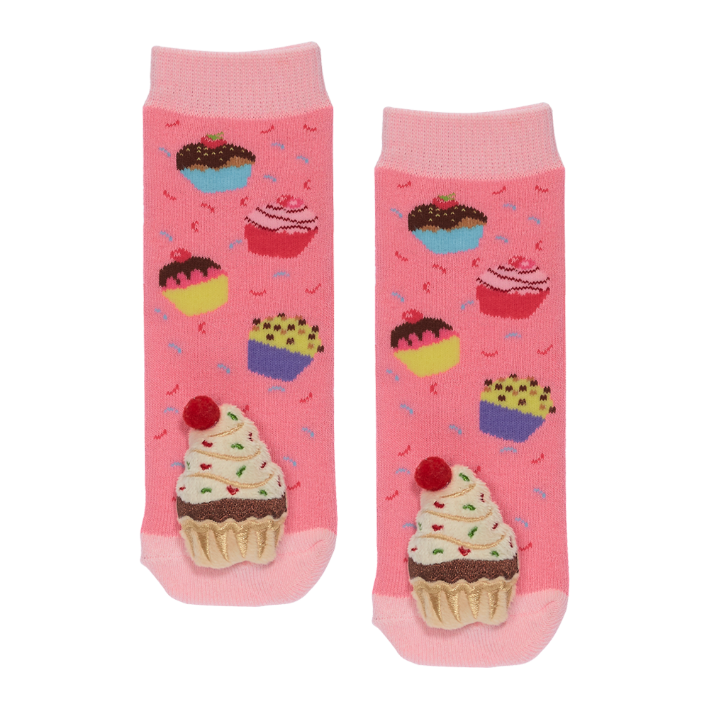 MESSY MOOSE SOCKS ~ CUPCAKE TODDLER SOCKS