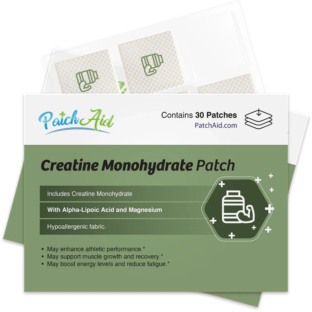 PATCHAID ~Creatine Monohydrate Patch