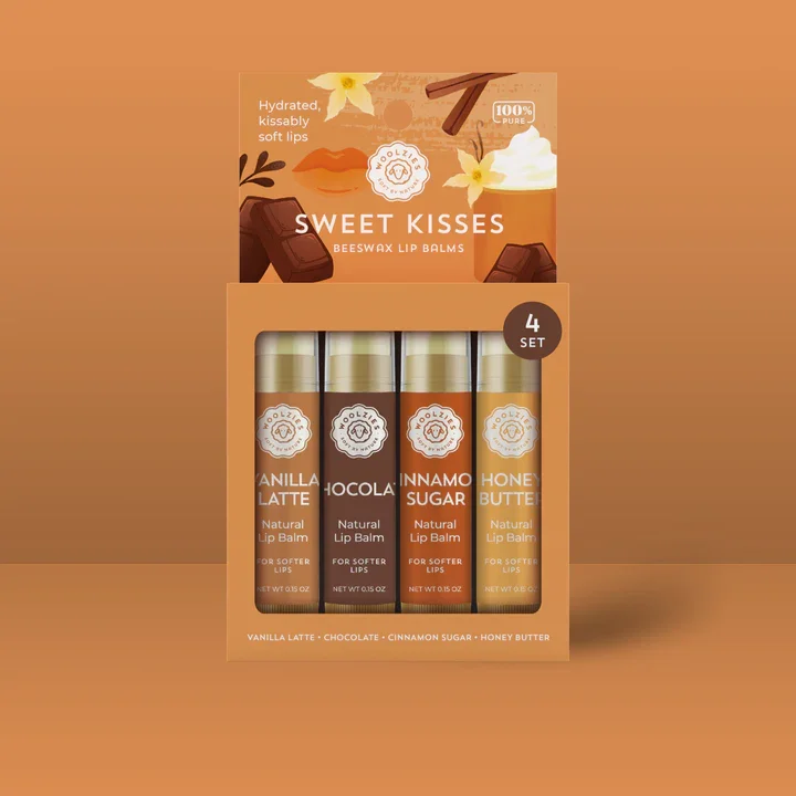 SWEET KISSES NATURAL LIP BALM SET OF 4.webp