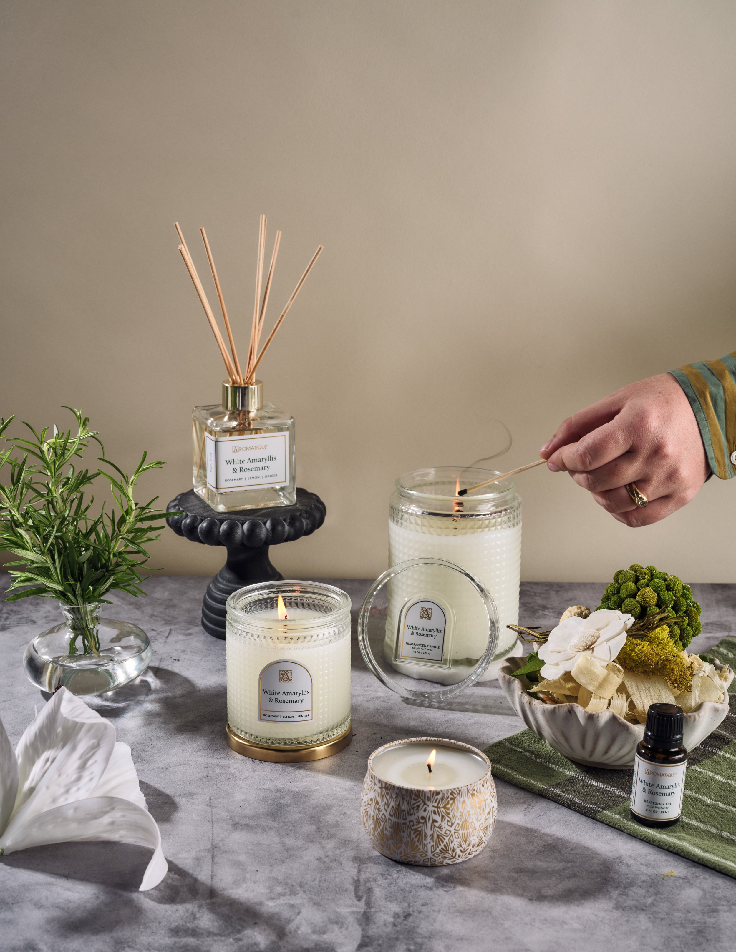 AROMATIQUE - WHITE AMARYLLIS & ROSEMARY