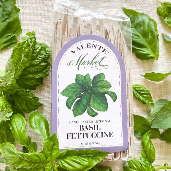 VALENTE MARKET PASTA-BASIL FETTUCCINE