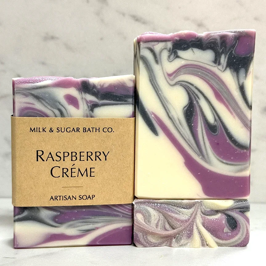 Raspberry Créme Artisan Soap.webp