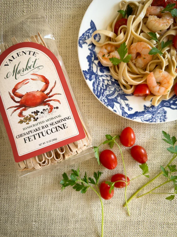 VALENTE MARKET PASTA-CHESAPEAKE BAY SEASONING FETTUCCINE