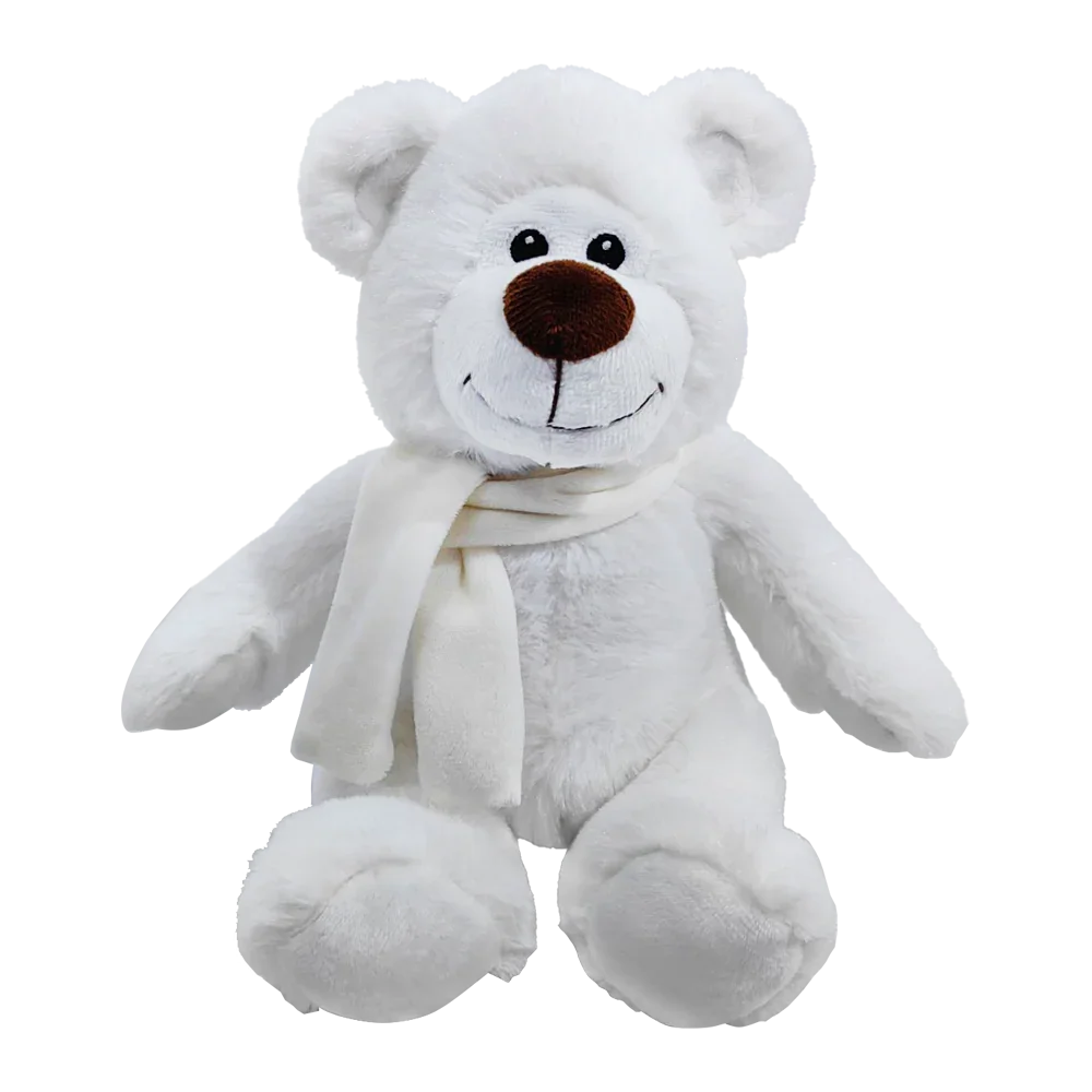 PARKDALE - SAMMY WHITE BEAR 8" PLUSH