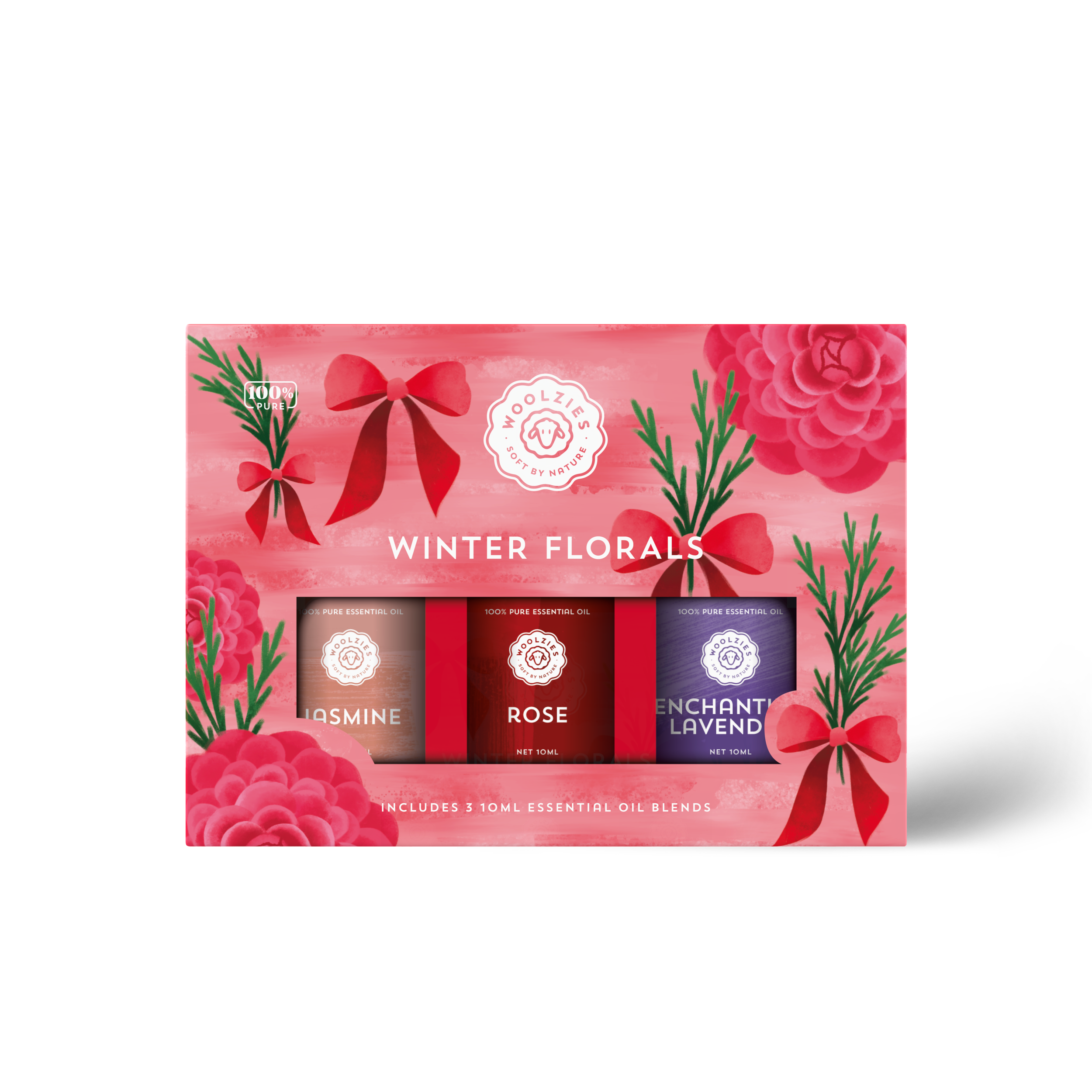 WOOLZIES ~ WINTER FLORALS ESSENTIAL OIL COLLECTION -SET OF 3