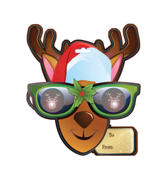 AMERICAN PAPER OPTICS ~ REINDEER EYE POP 3D GLASSES