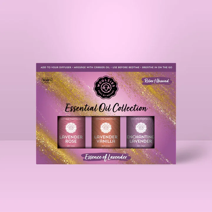 WOOLZIES - ESSENCE OF LAVENDER ESSENTIAL OIL COLLECTION - (3 SETS OF 3)