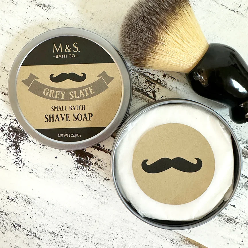 MILK AND SUGAR ~Grey Slate Shave Soap