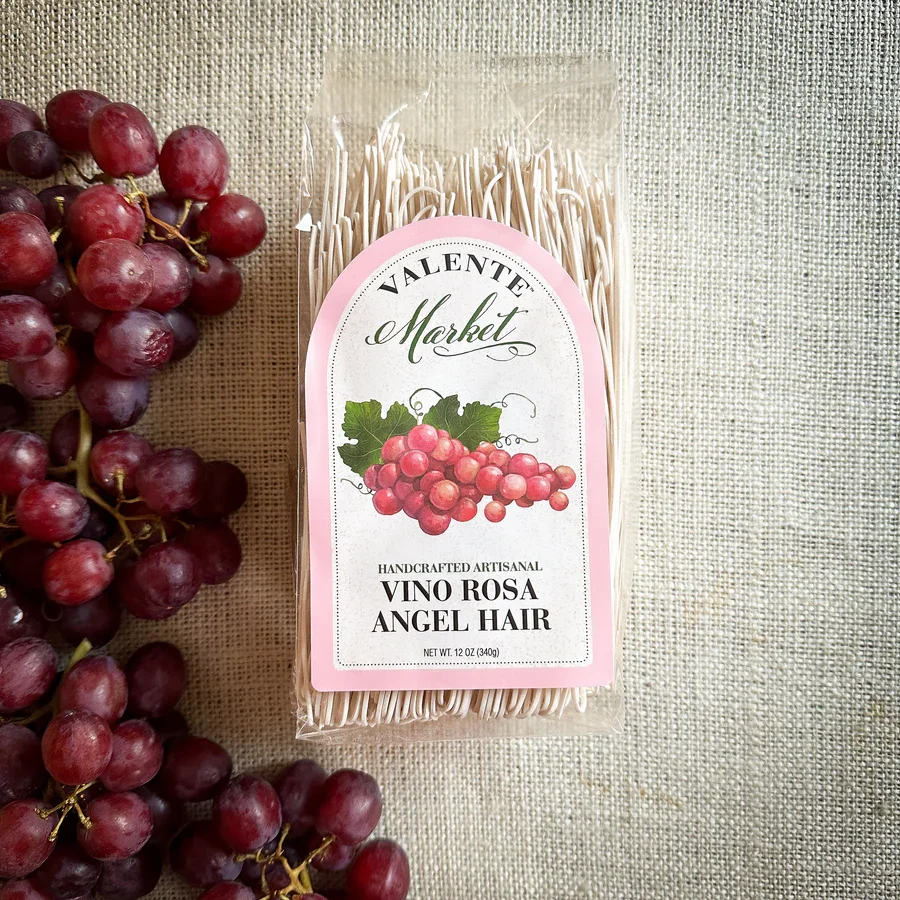 VALENTE MARKET PASTA - VINO ROSA ANGEL HAIR