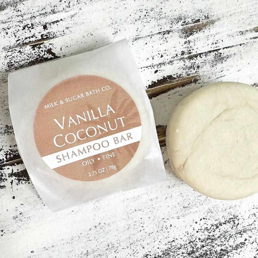 MILK AND SUGAR ~ Vanilla Coconut Shampoo Bar