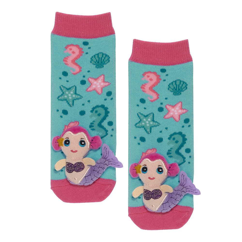 MESSY MOOSE SOCKS ~ MERMAID TODDLER SOCKS