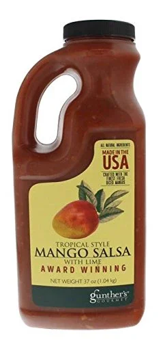 GUNTHER'S GOURMET ~Family/Restaurant Size Tropical Style Mango Salsa with Lime