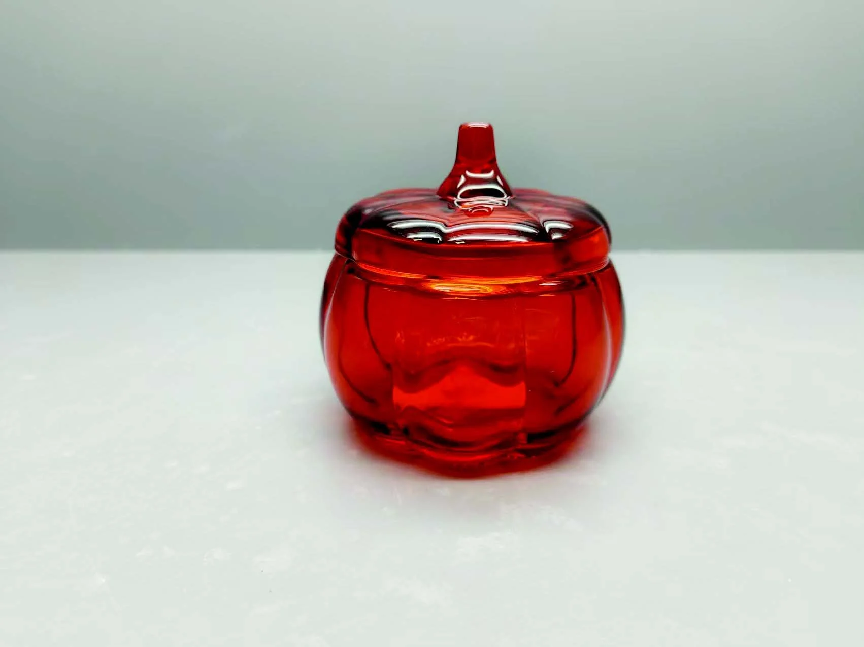 AROMATIQUE PUMPKIN SPICE PLAID GLASS JAR CANDLE.jpeg