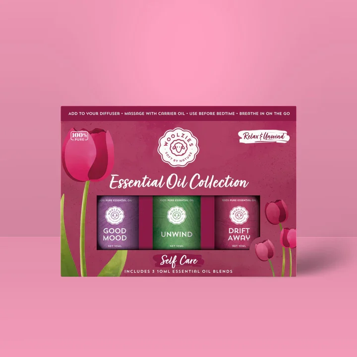 WOOLZIES - NEW! SELF CARE ESSENTIAL OIL COLLECTION - (3 SETS OF 3)