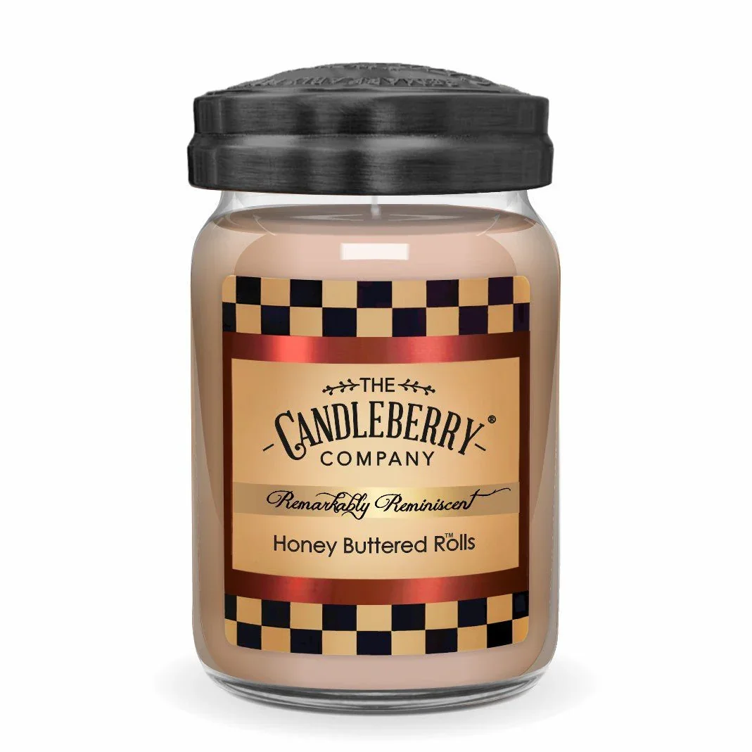 CANDLEBERRY- HONEY BUTTERED ROLLS LARGE JAR