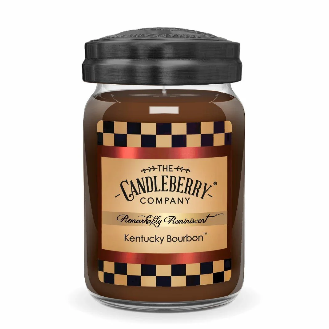 CANDLEBERRY- KENTUCKY BOURBON LARGE JAR