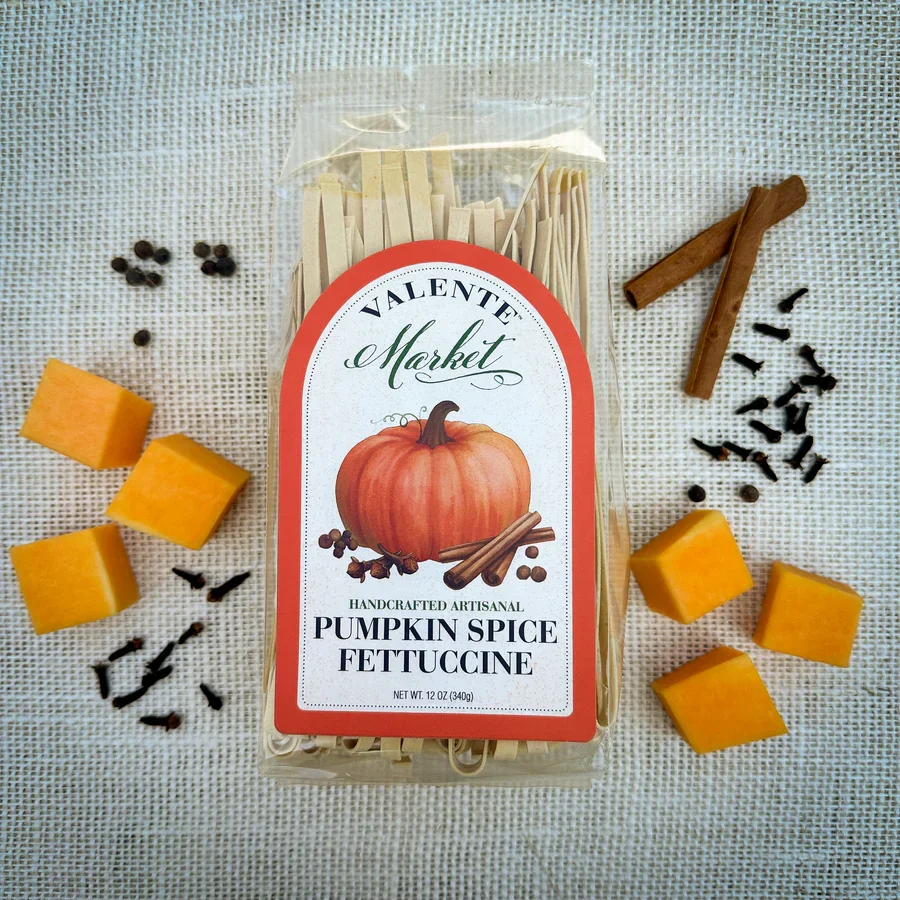 VALENTE MARKET PASTA-PUMPKIN SPICE FETTUCCINE