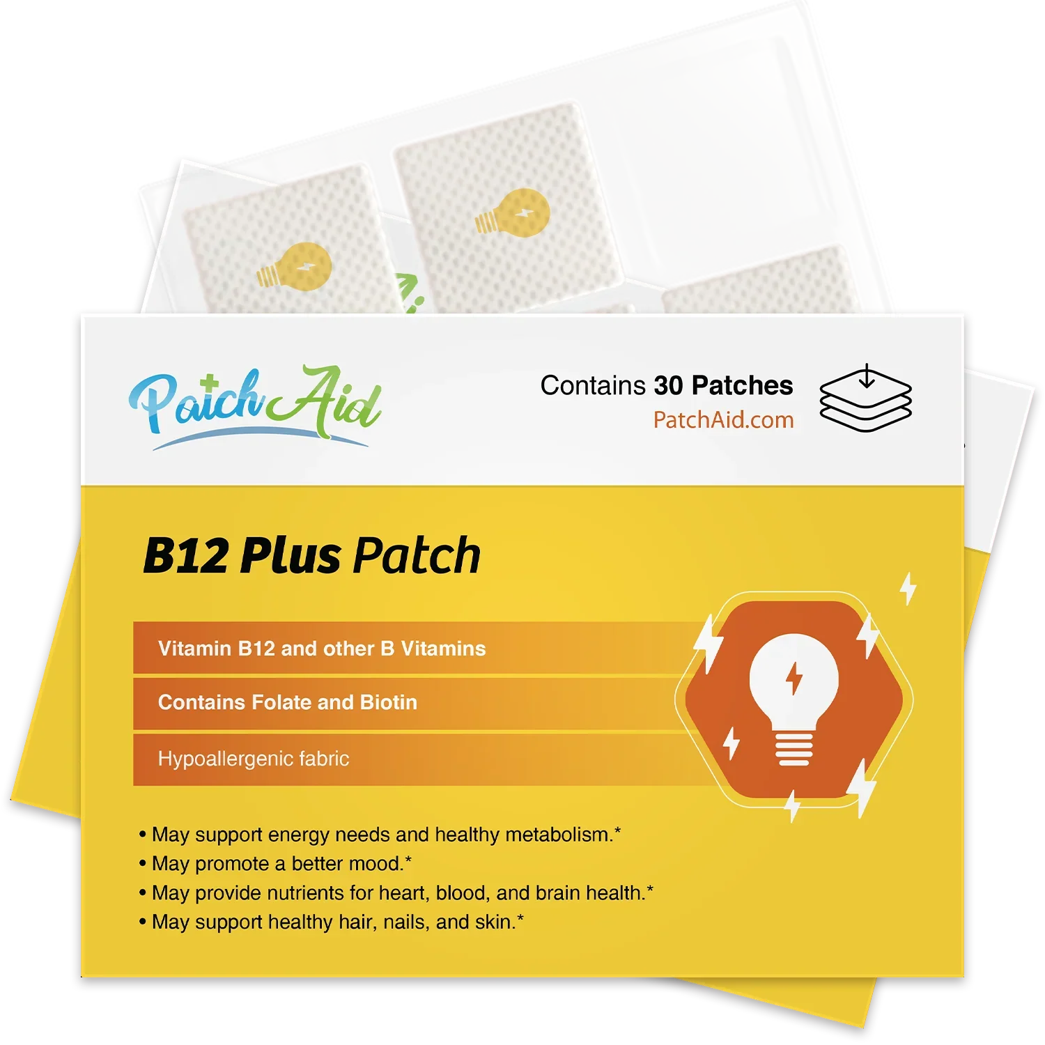 PATCHAID B-12 ENERGY PLUS