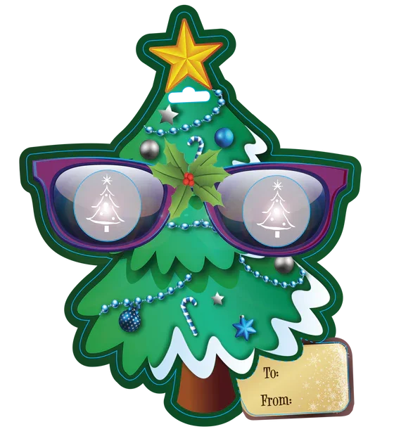 AMERICAN PAPER OPTICS ~ TREE EYE POP 3D GLASSES