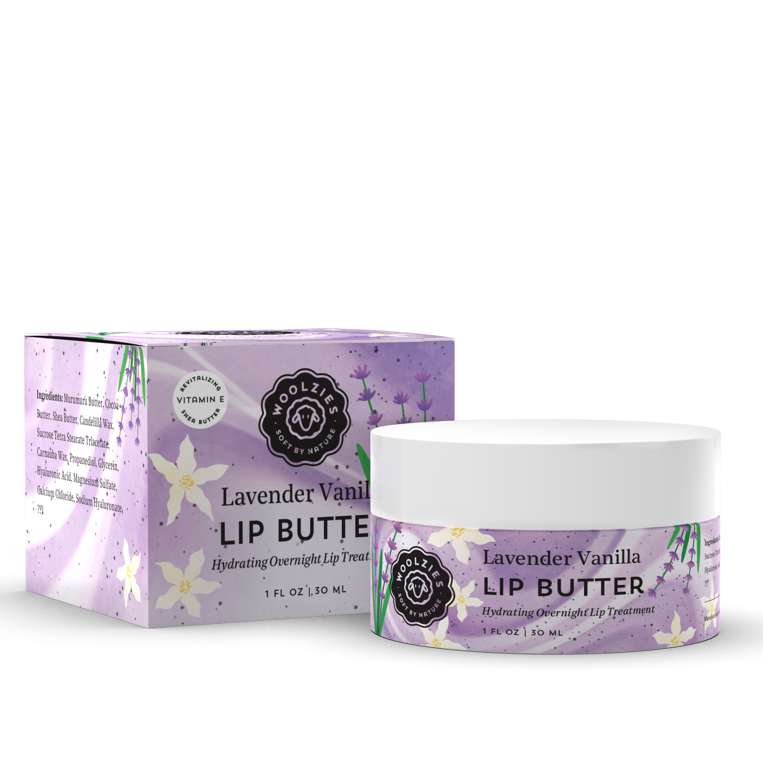 WOOLZIE~ LIP MASK-LAVENDER VANILLA - SET OF 3