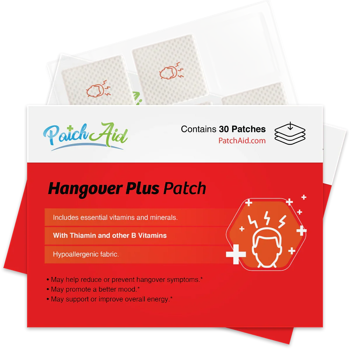 PATCHAID ~Hangover Plus Patch (NIGHT OUT RECOVERY)