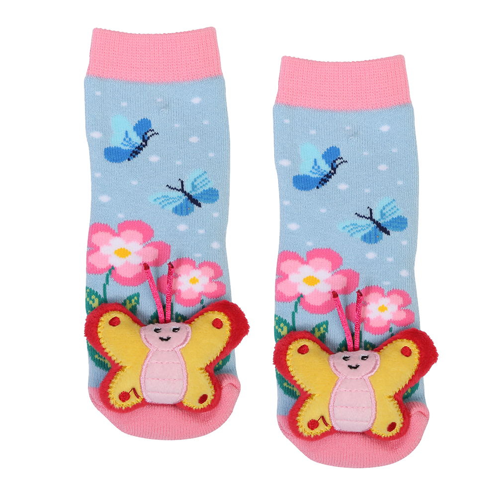MESSY MOOSE SOCKS ~ BUTTERFLY TODDLER
