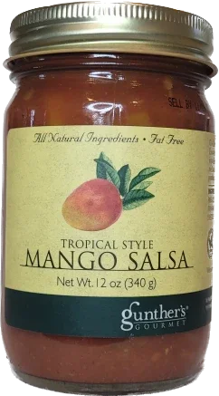 GUNTHER'S GOURMET ~Tropical Style Mango Salsa with Lime