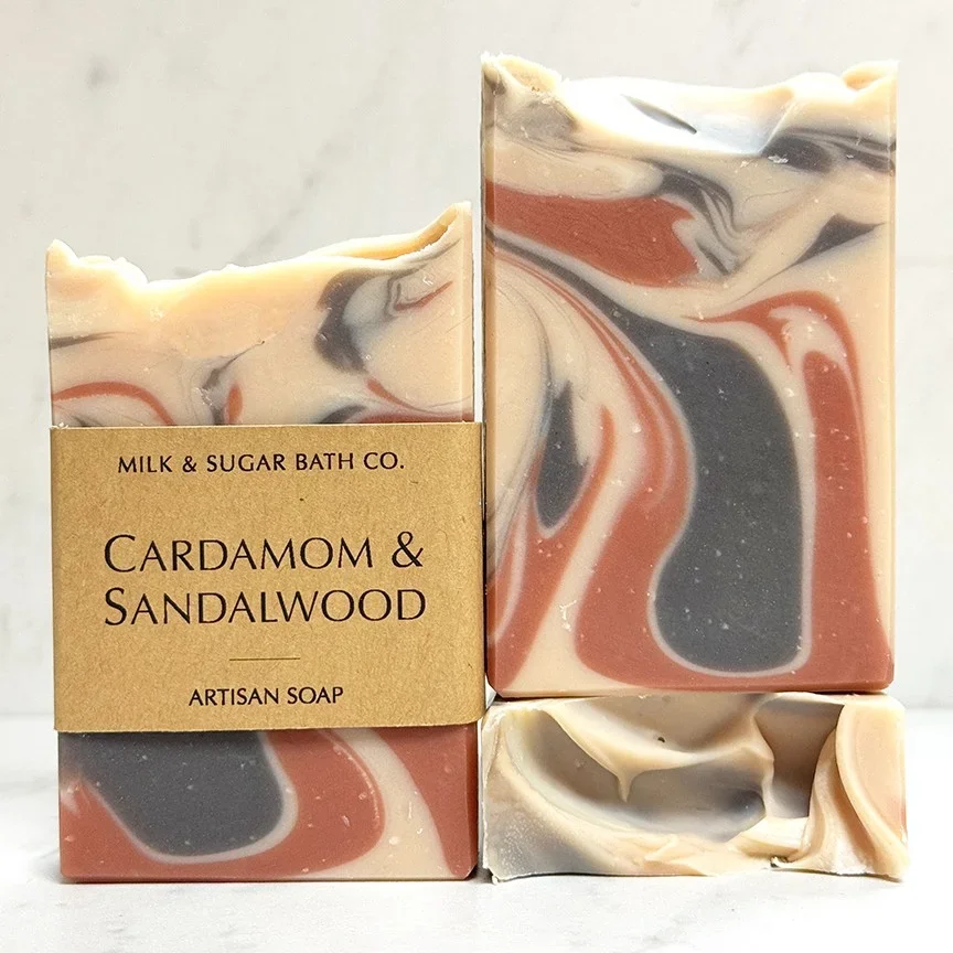 MILK AND SUGAR - Cardamon & Sandalwood Artisan Soap